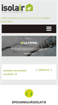 Mobile Screenshot of isolair.be